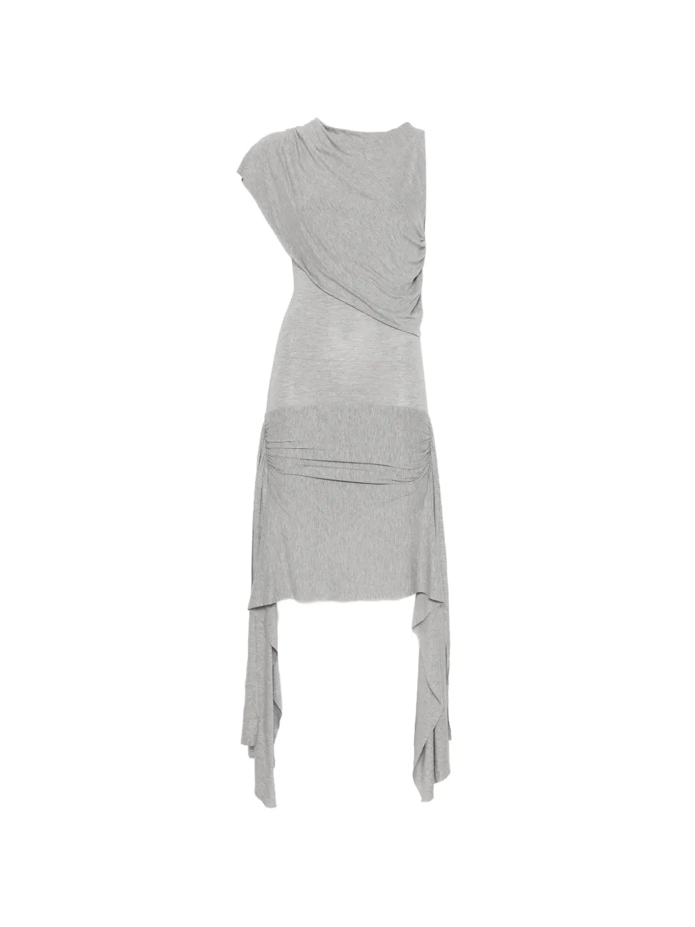 Gimaguas Annika draped mini dress - Grigio