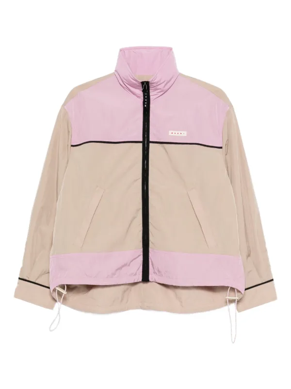 Marni カラーブロック ジップ ジャケット | ニュートラル | FARFETCH JP