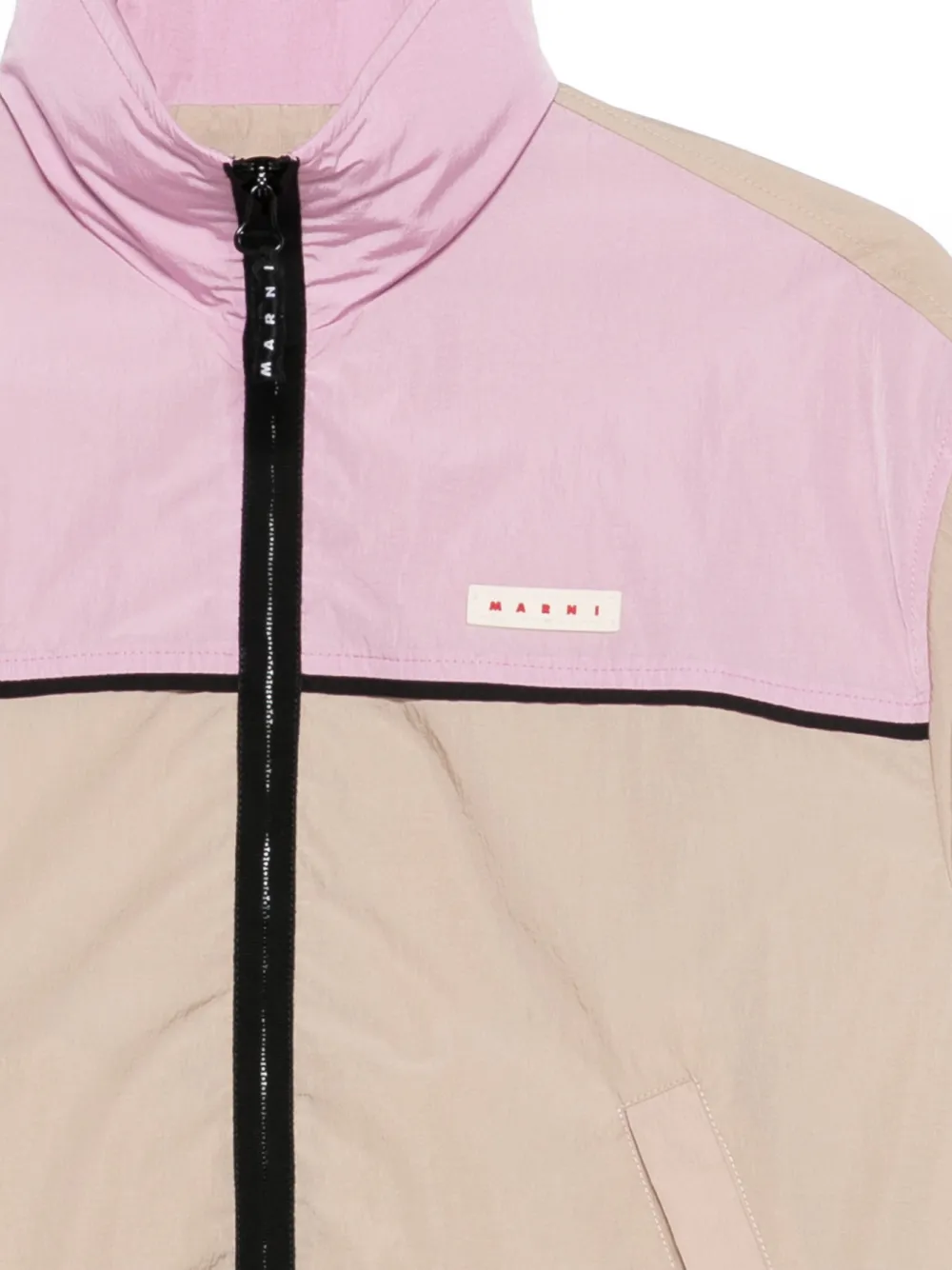  Marni Colourblock Zip Jacket - Neutrals 