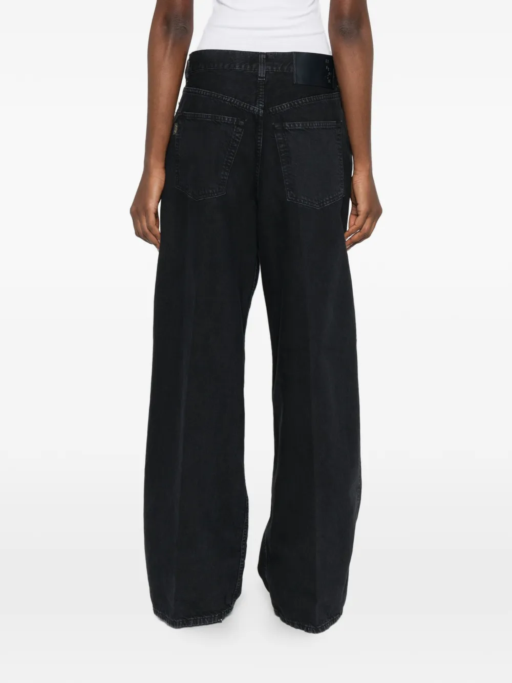 Haikure Candy jeans met wijde pijpen Zwart