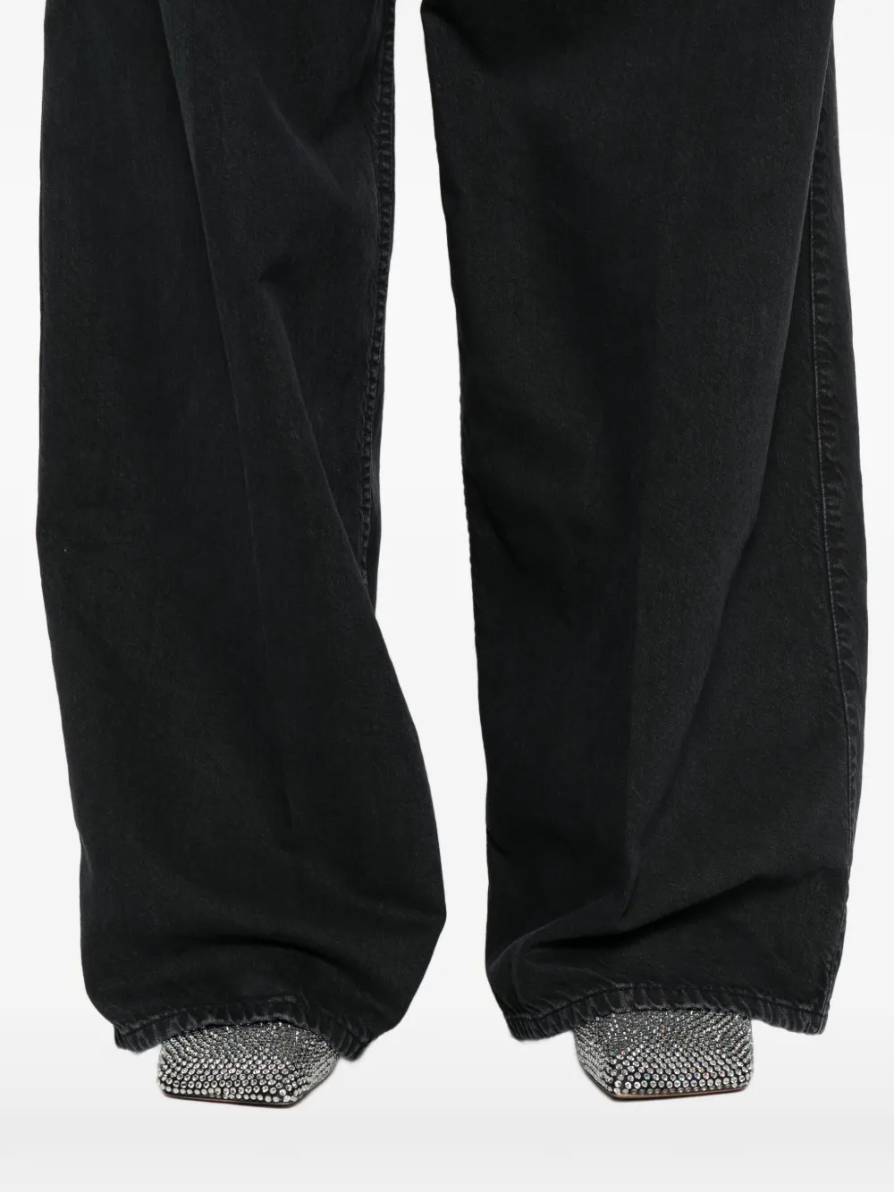 Haikure Candy jeans met wijde pijpen Zwart