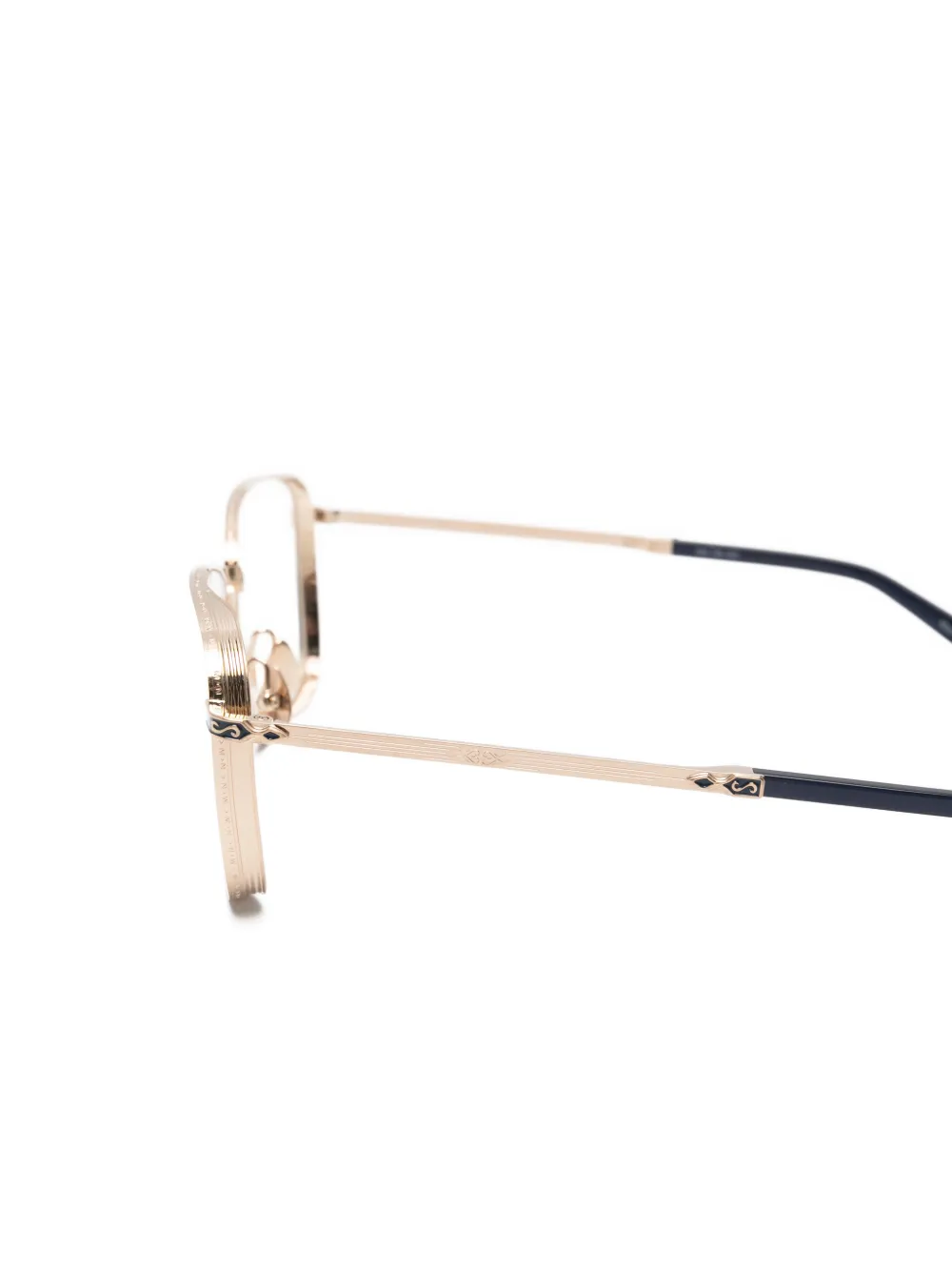  Matsuda Square-frame Glasses - Gold 