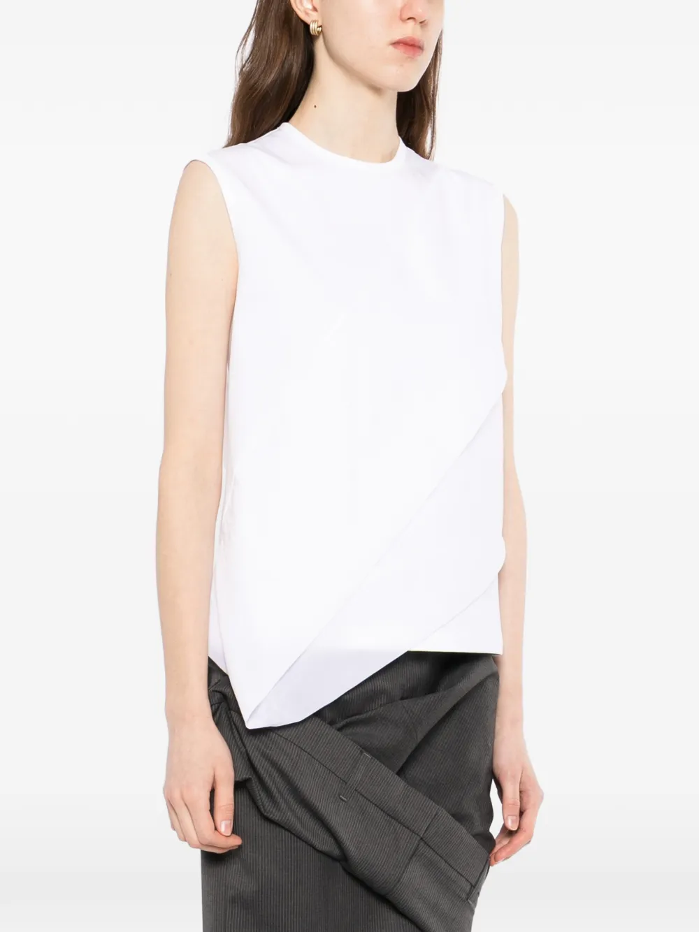 Moohong Layered Vest - White 