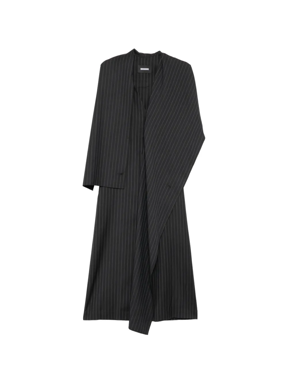 Moohong striped maxi dress - Nero