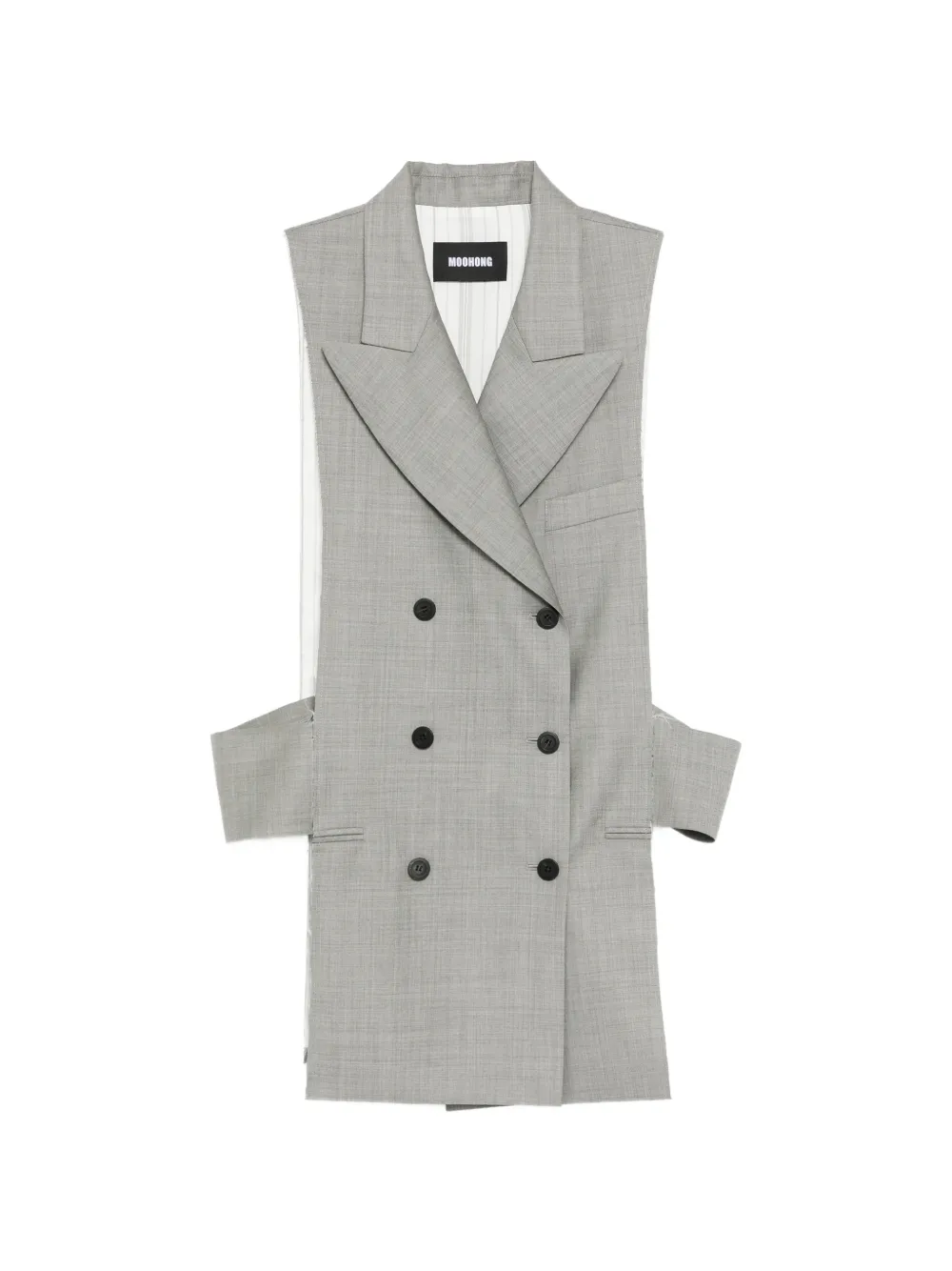Moohong double-breasted waistcoat - Grau