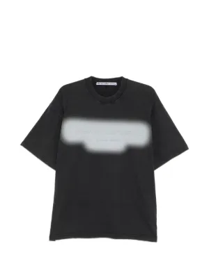 ※定価5万円【Alexander Wang】BigTシャツLsize(mens) Black Cotton Oversized Logo Tee in WASHED BLACK | alexanderwang®