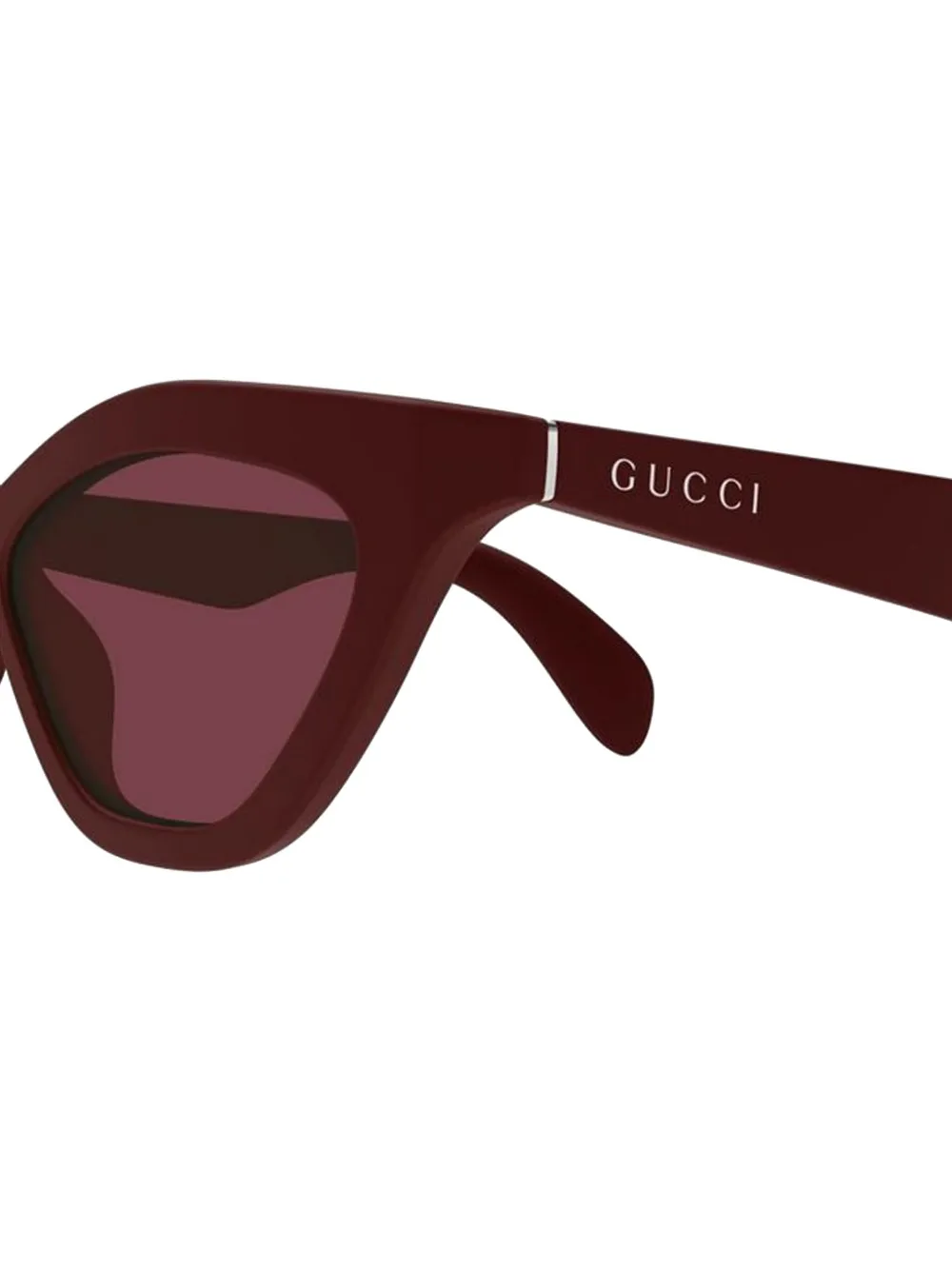 Gucci Eyewear Zonnebril met cat-eye montuur Bruin