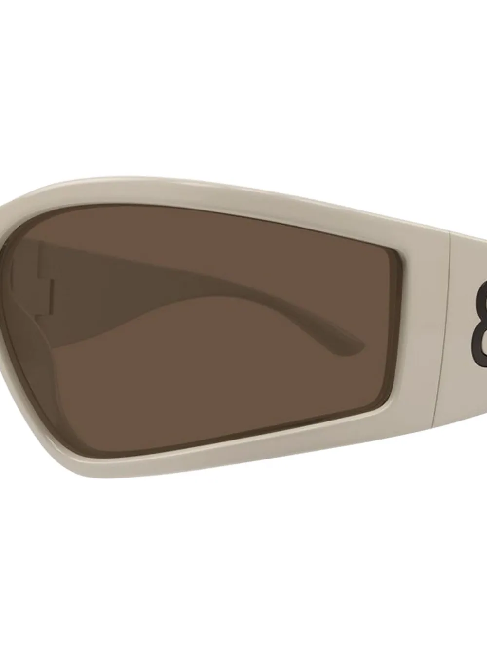 Balenciaga Eyewear Zonnebril met geometrisch montuur Beige