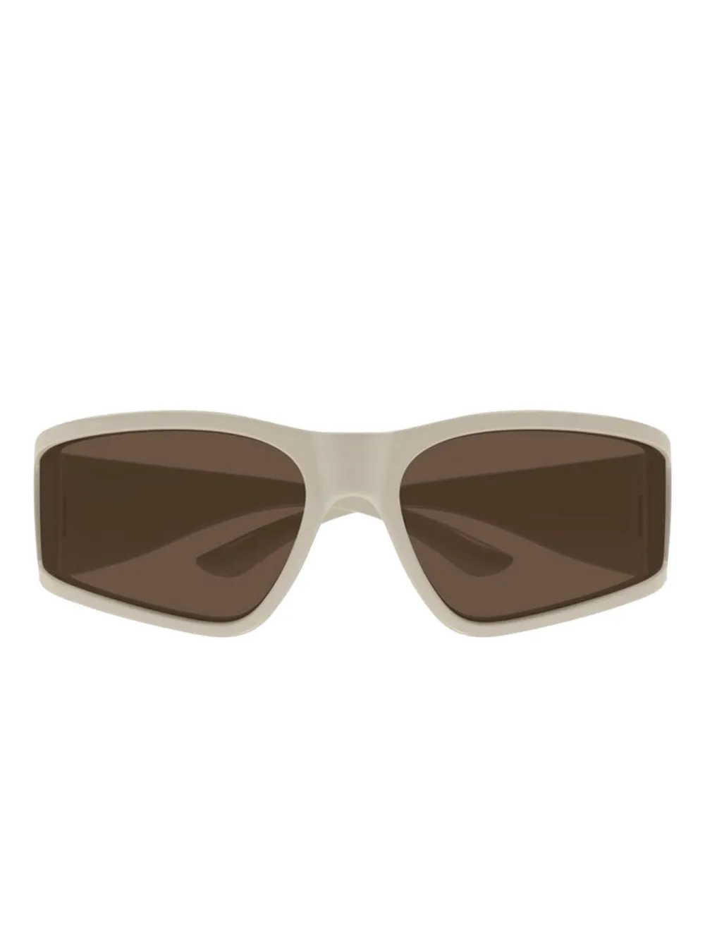 Balenciaga Eyewear logo geometric sunglasses - Toni neutri