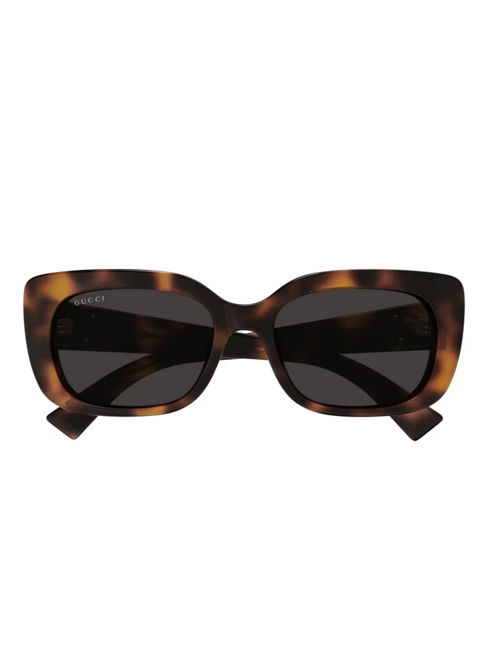 Gucci Interlocking G detail sunglasses - Braun