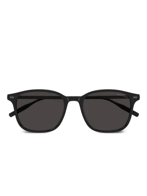 Montblanc geometric-frame sunglasses