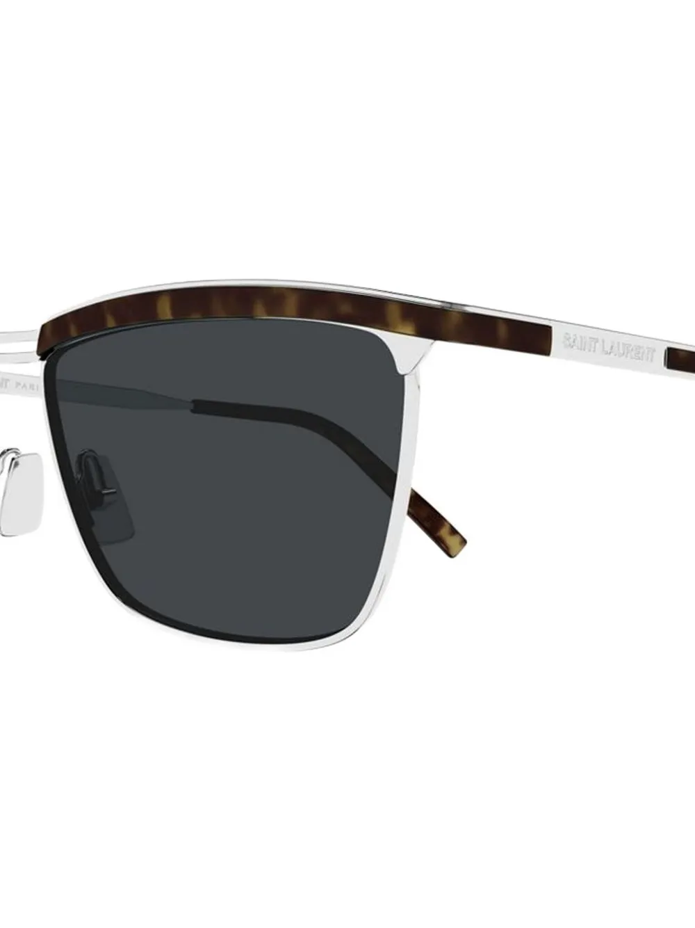 Saint Laurent 795 Joe zonnebril met vierkant montuur Zilver