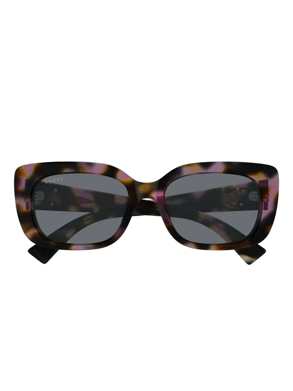 Gucci Eyewear havana logo sunglasses - Marrone