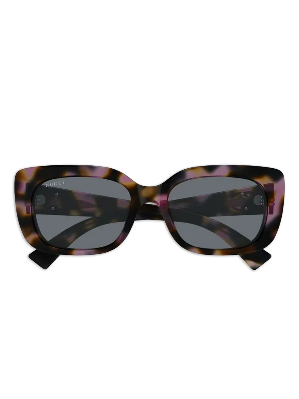 Gucci Eyewear havana logo sunglasses - Marrone