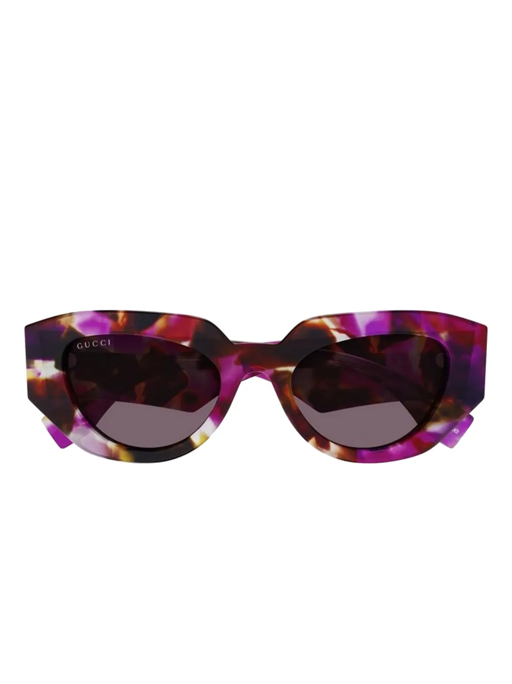 Gucci Sonnenbrille mit Cat-Eye-Gestell - Violett