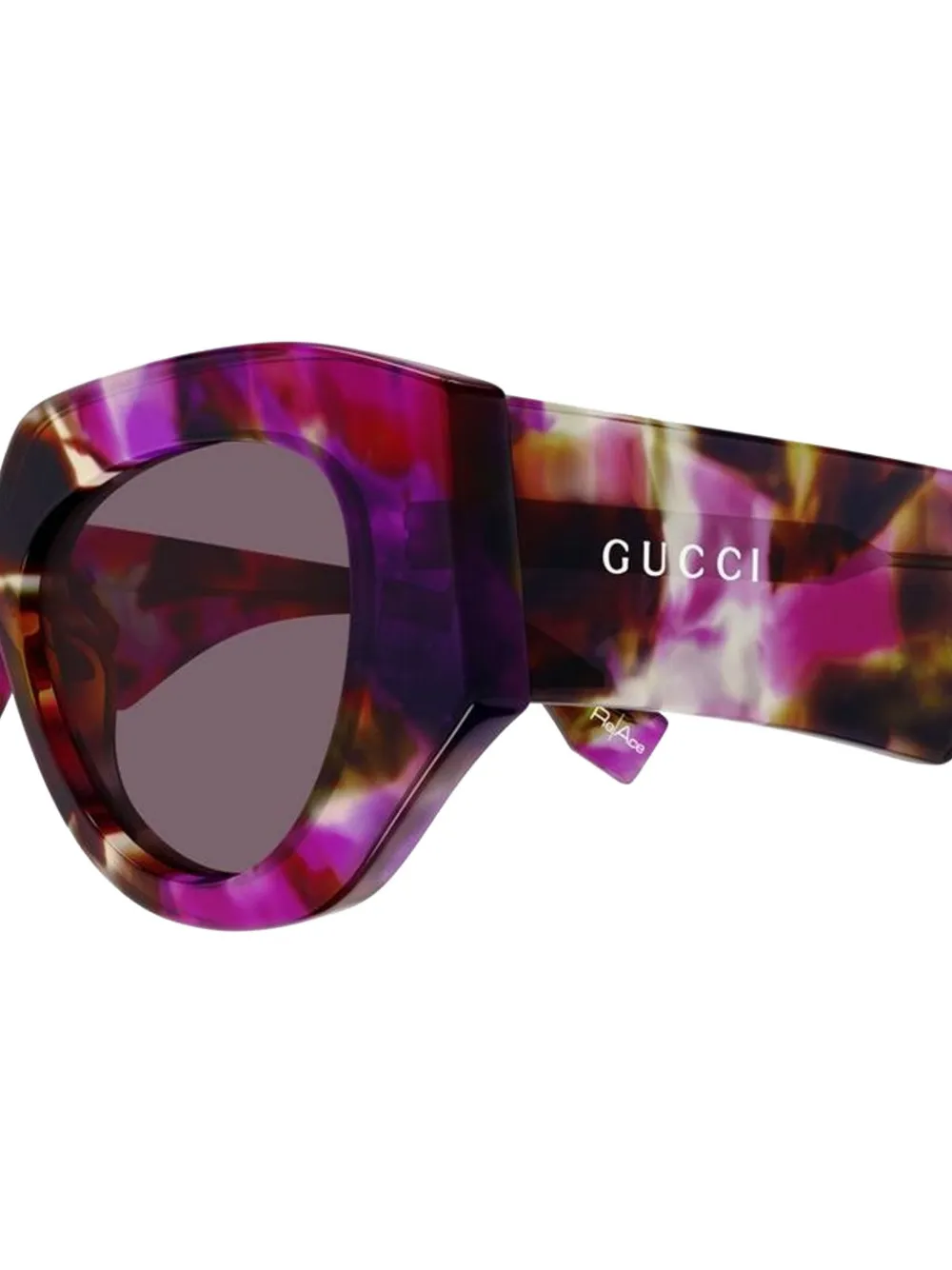 GUCCI パープル キャットアイ サングラス Gucci キャットアイ サングラス | パープル | FARFETCH JP