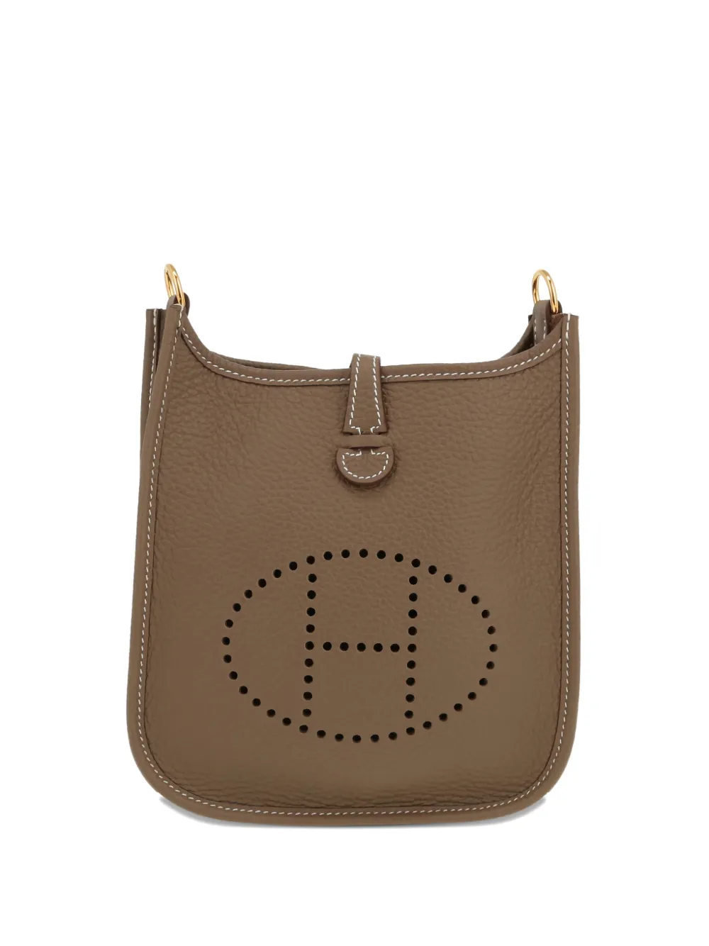 Hermès Pre-Owned 2023 mini Evelyne crossbody bag - Neutrals