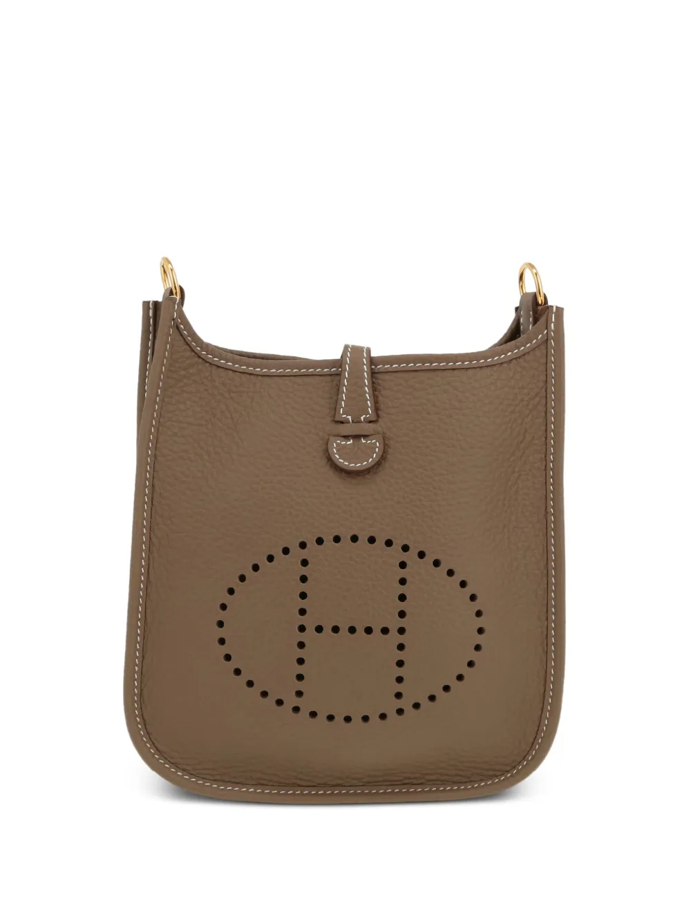 Hermès Pre-Owned 2023 mini Evelyne crossbody bag - Toni neutri