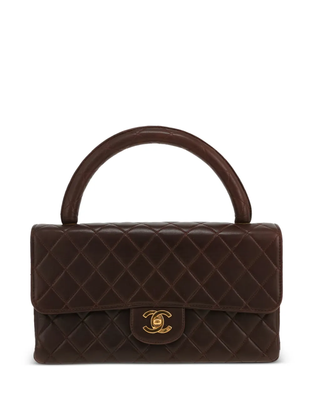 CHANEL Pre-Owned 1994 quilted-leather handbag - Marrone