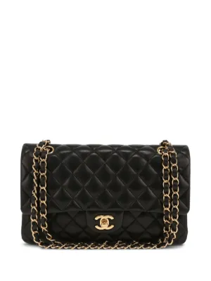 CHANEL Pre-Owned Timeless Jumbo Classic Flap Shoulder Bag | Black