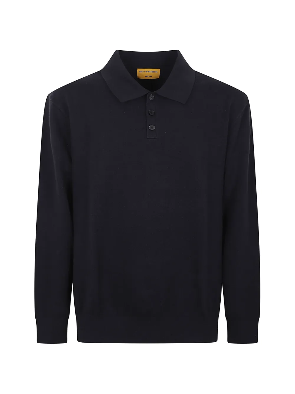 Guest In Residence Allday long-sleeved polo sweater - Blu