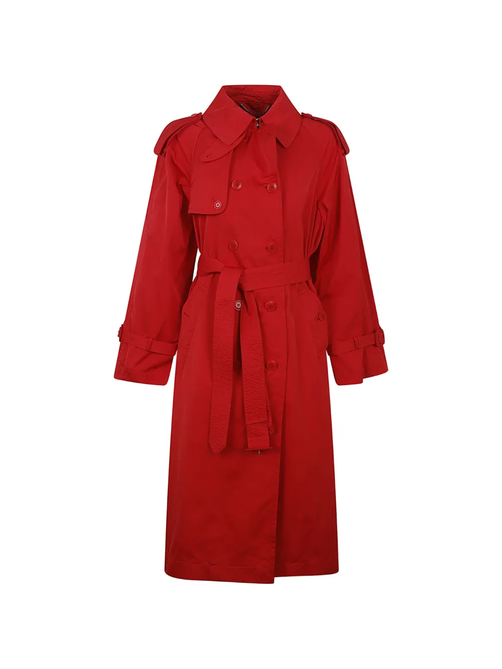 Ermanno Scervino belted trench coat - Rot