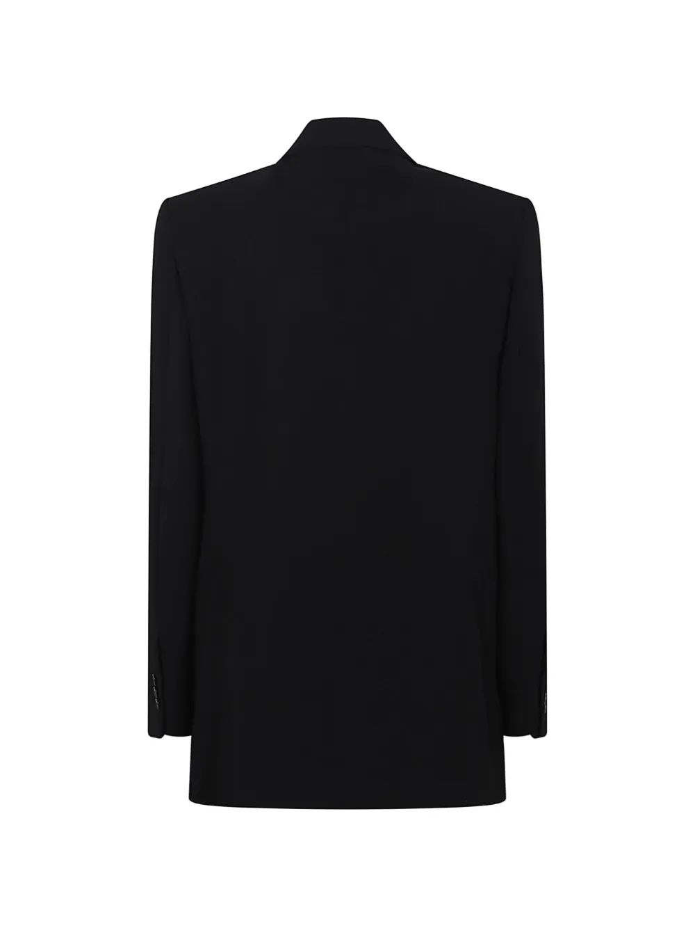 Ermanno Scervino Jack met puntige revers en dubbele rij knopen Zwart
