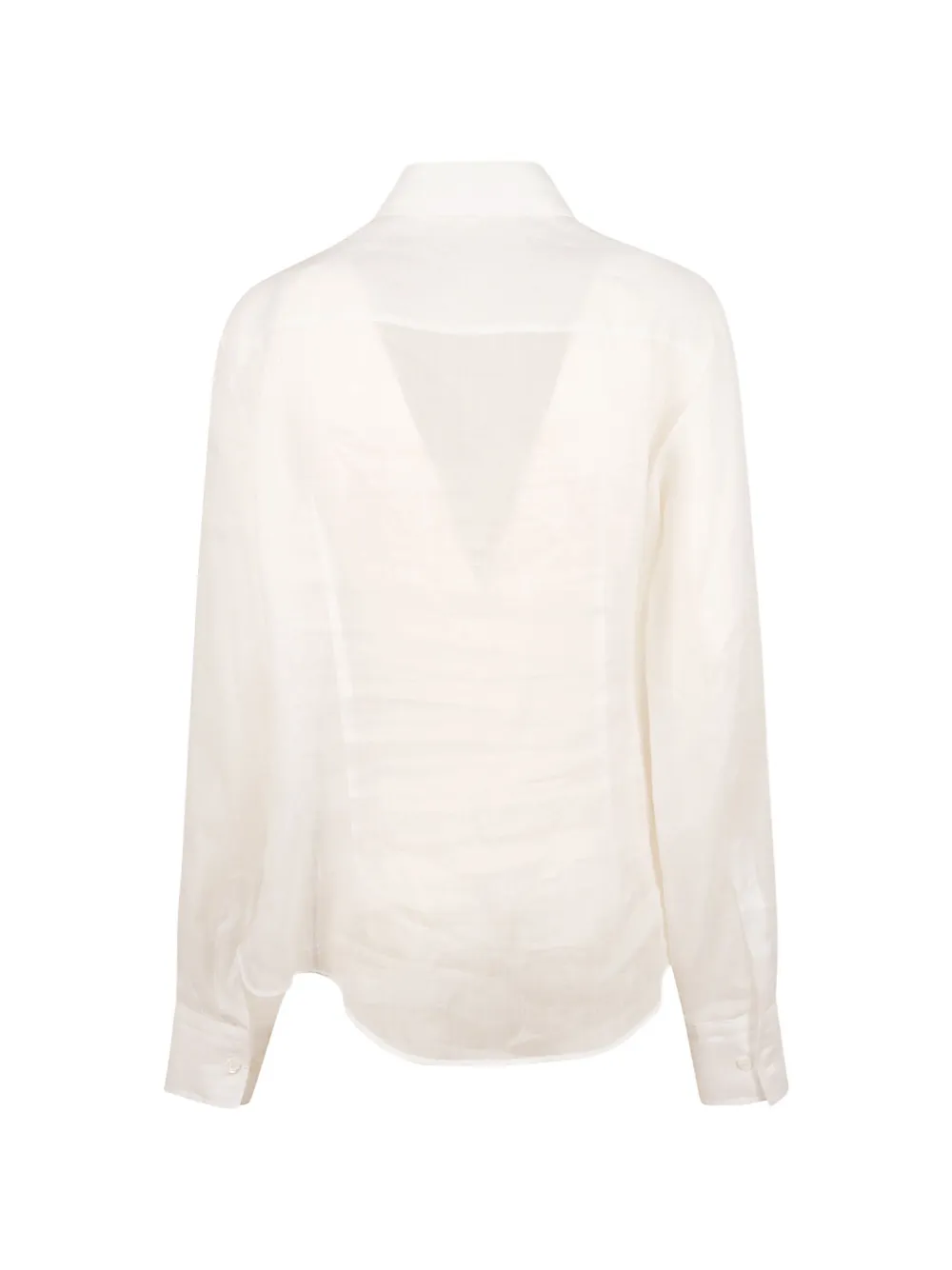 Ermanno Scervino Overhemd met gesmockt detail Wit
