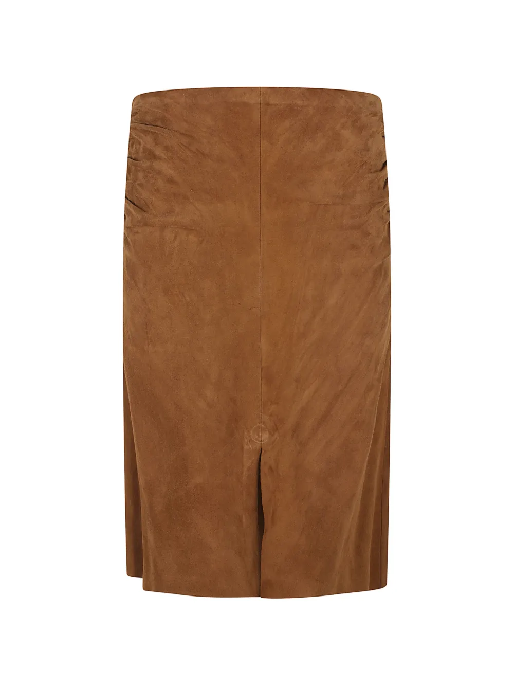 Stouls ruched suede trousers - Braun