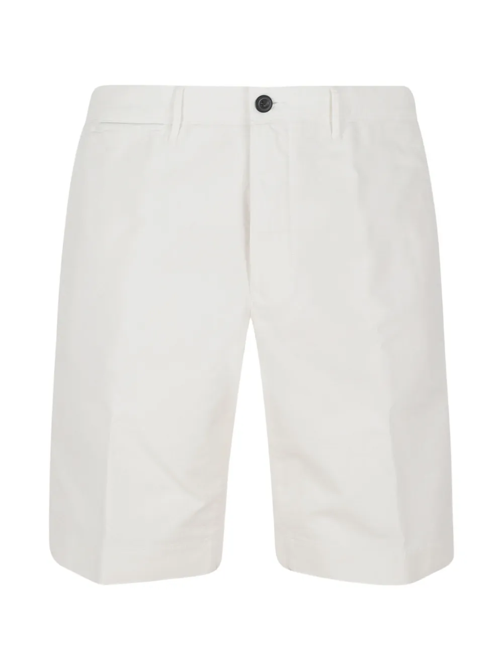 Incotex flap-pocket chino shorts - White