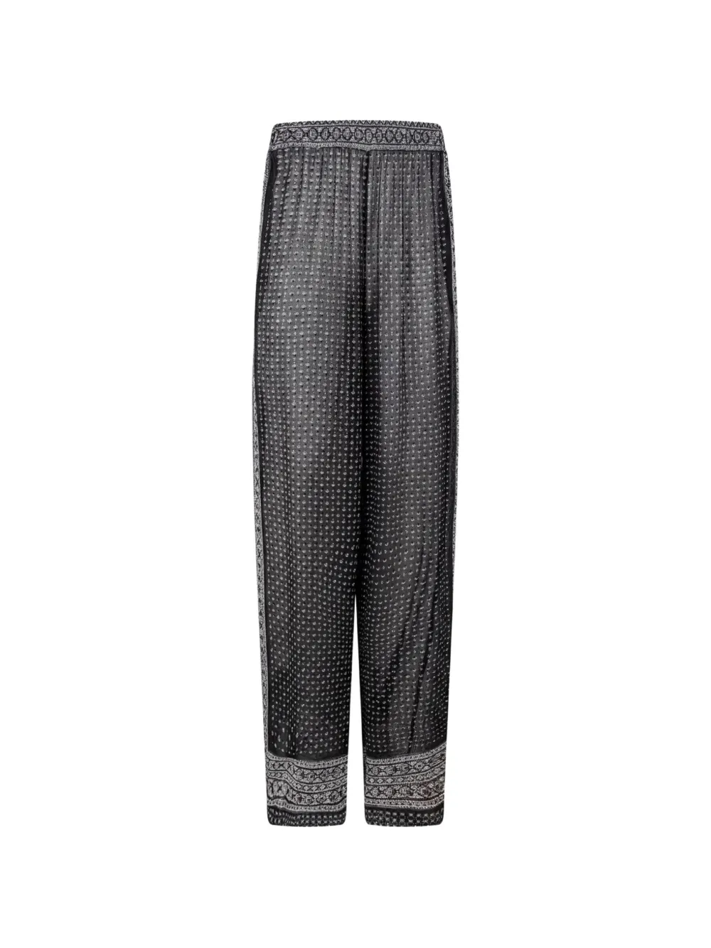 Ermanno Scervino Pantaloni con stampa geometrica - Nero