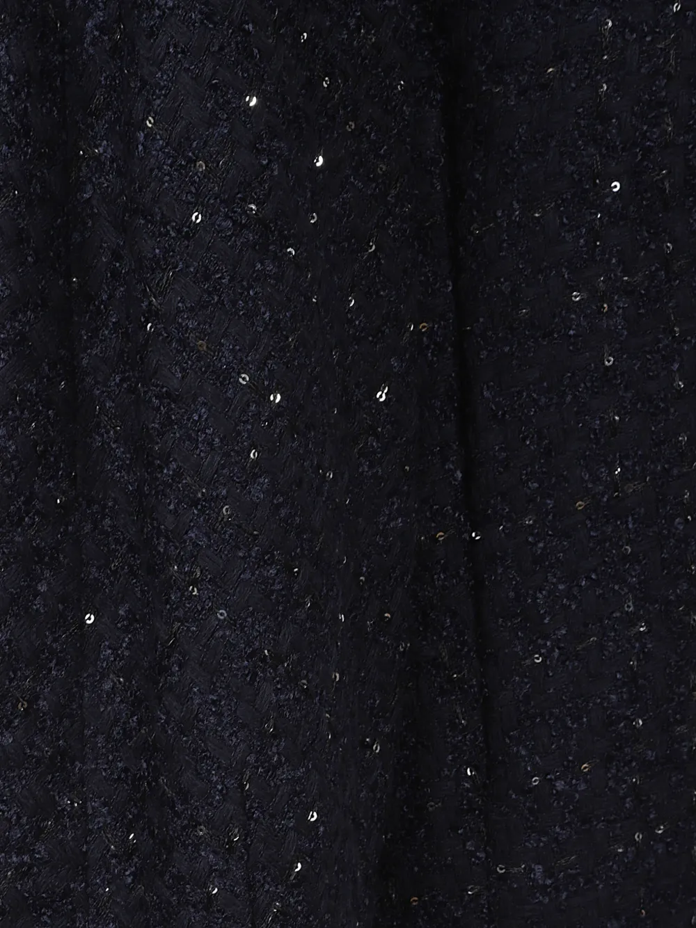 Kiton Bouclé tweed jack verfraaid met pailletten Blauw