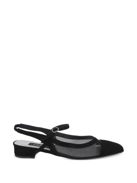 Carel Paris mesh-panelled slingback ballet flats
