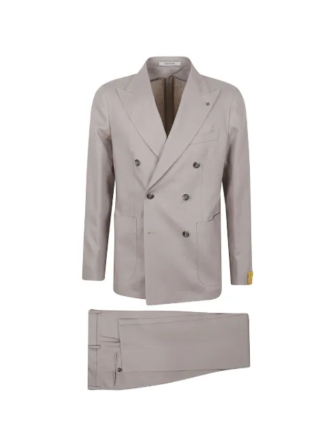 Tagliatore double-breasted linen suit