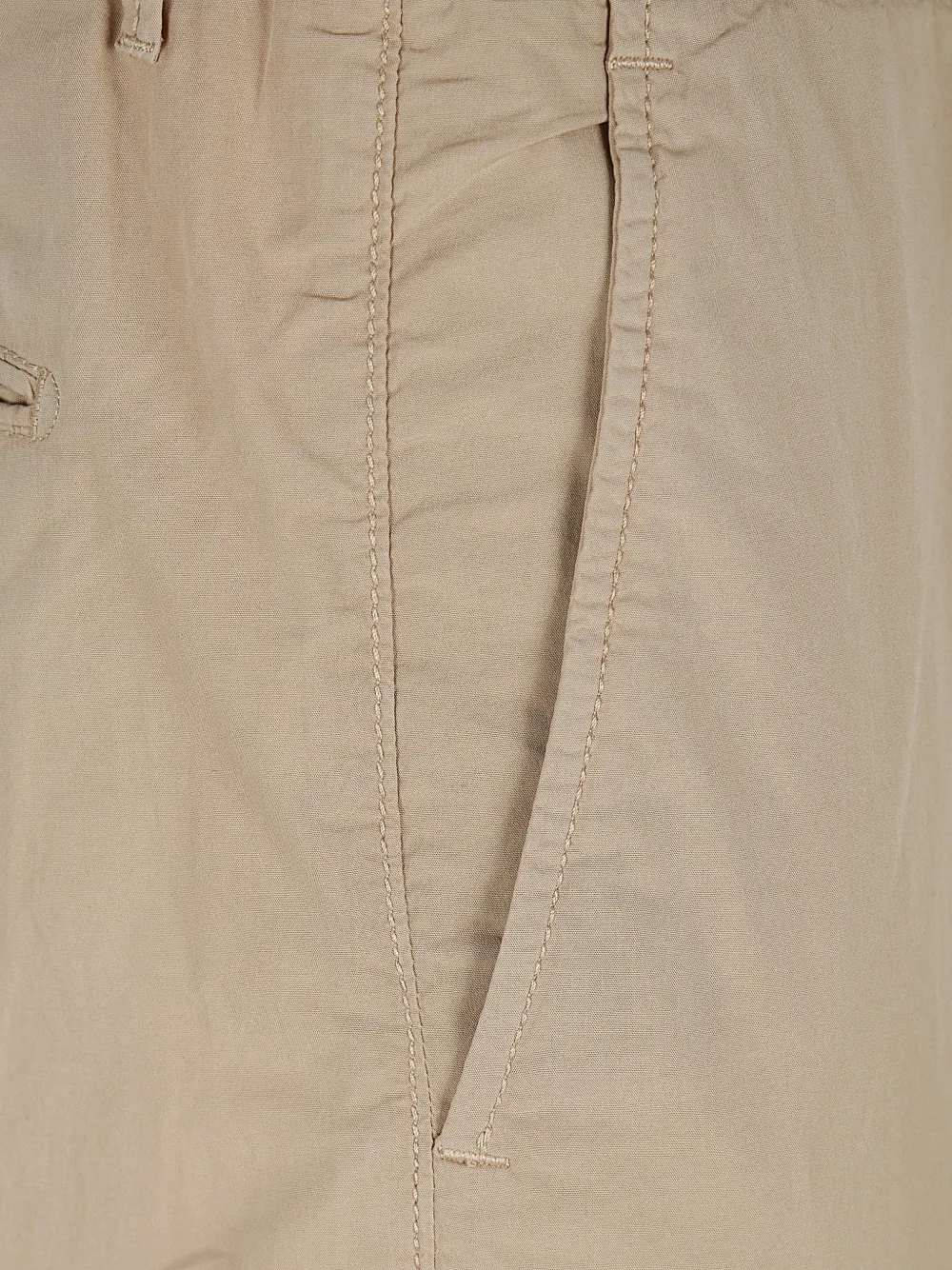 Incotex Plooibroek met omgeslagen pijpen Beige