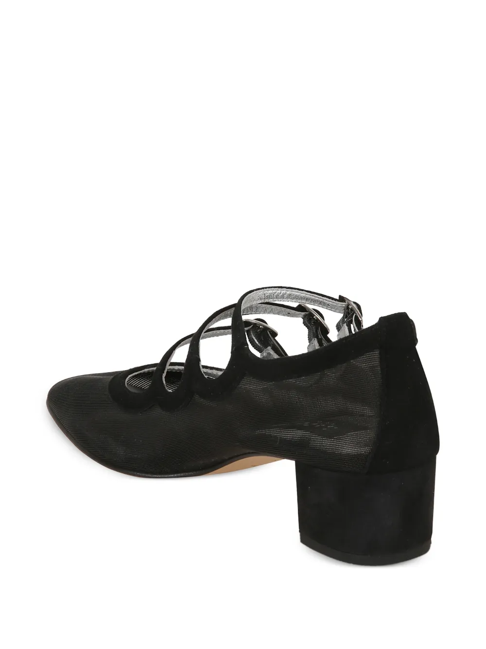 Carel Paris Kina triple-strap heeled pumps Zwart