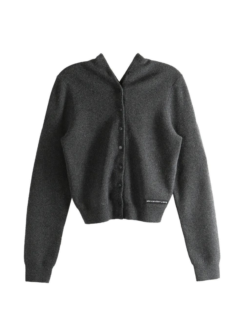 Alexander Wang button-up cardigan - Grigio