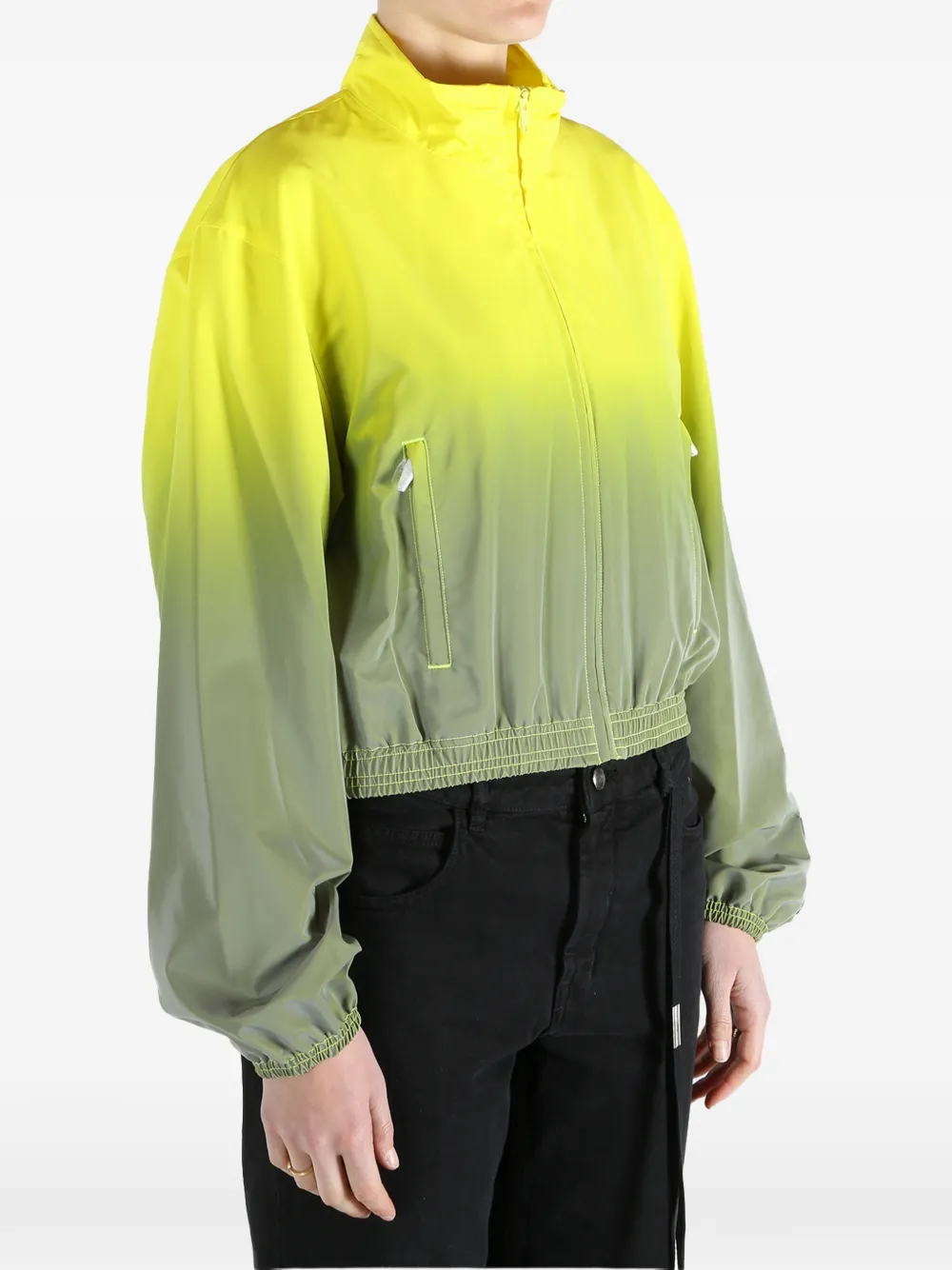  Alexander Wang Zip-up Ombre Jacket - Yellow 