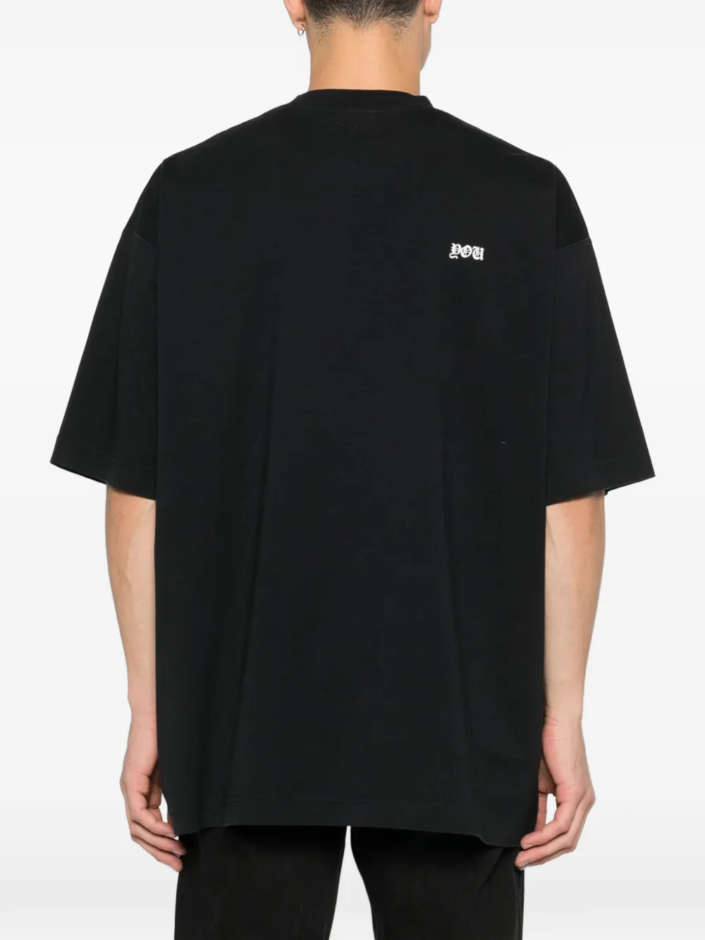 VETEMENTS T-shirt met print Zwart