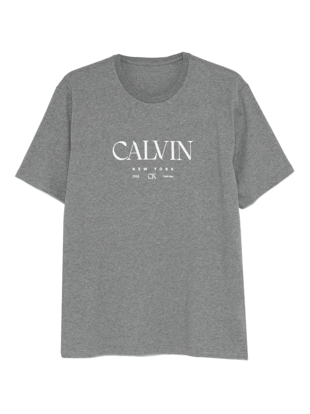 Calvin Klein logo-print T-shirt - Grigio