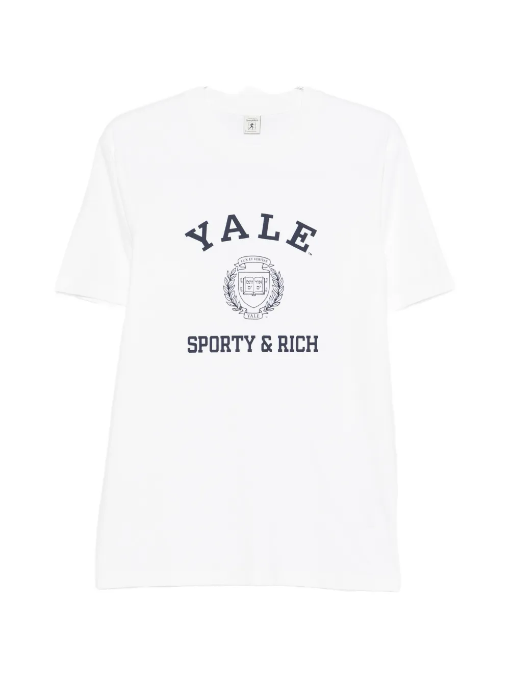 Sporty & Rich logo-print T-shirt - Bianco