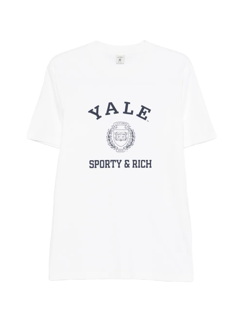 Sporty & Rich logo-print T-shirt - Bianco