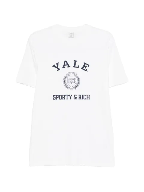 Sporty & Rich logo-print T-shirt