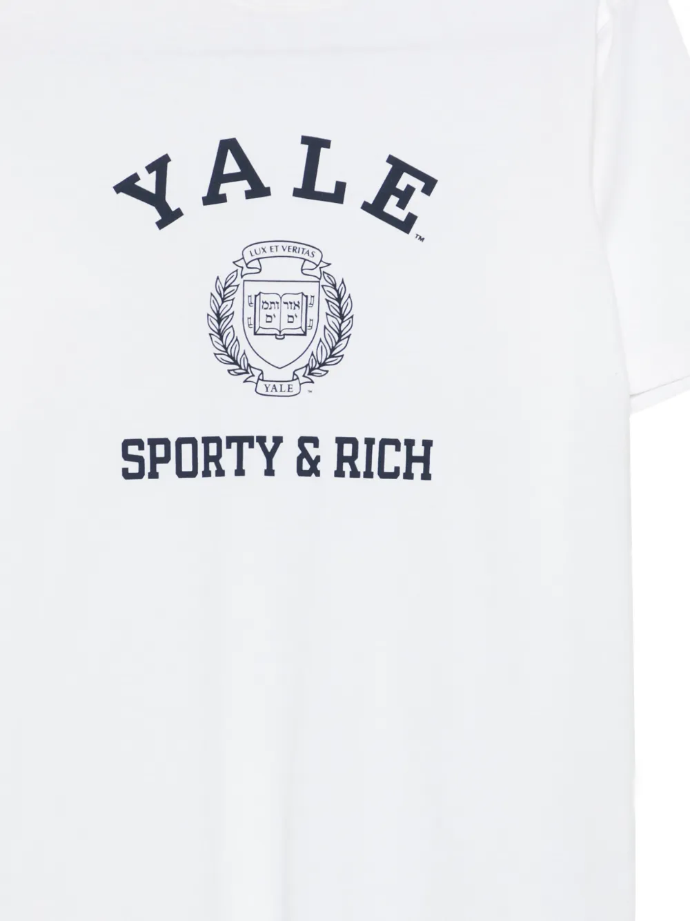 Sporty & Rich T-shirt met logoprint Wit