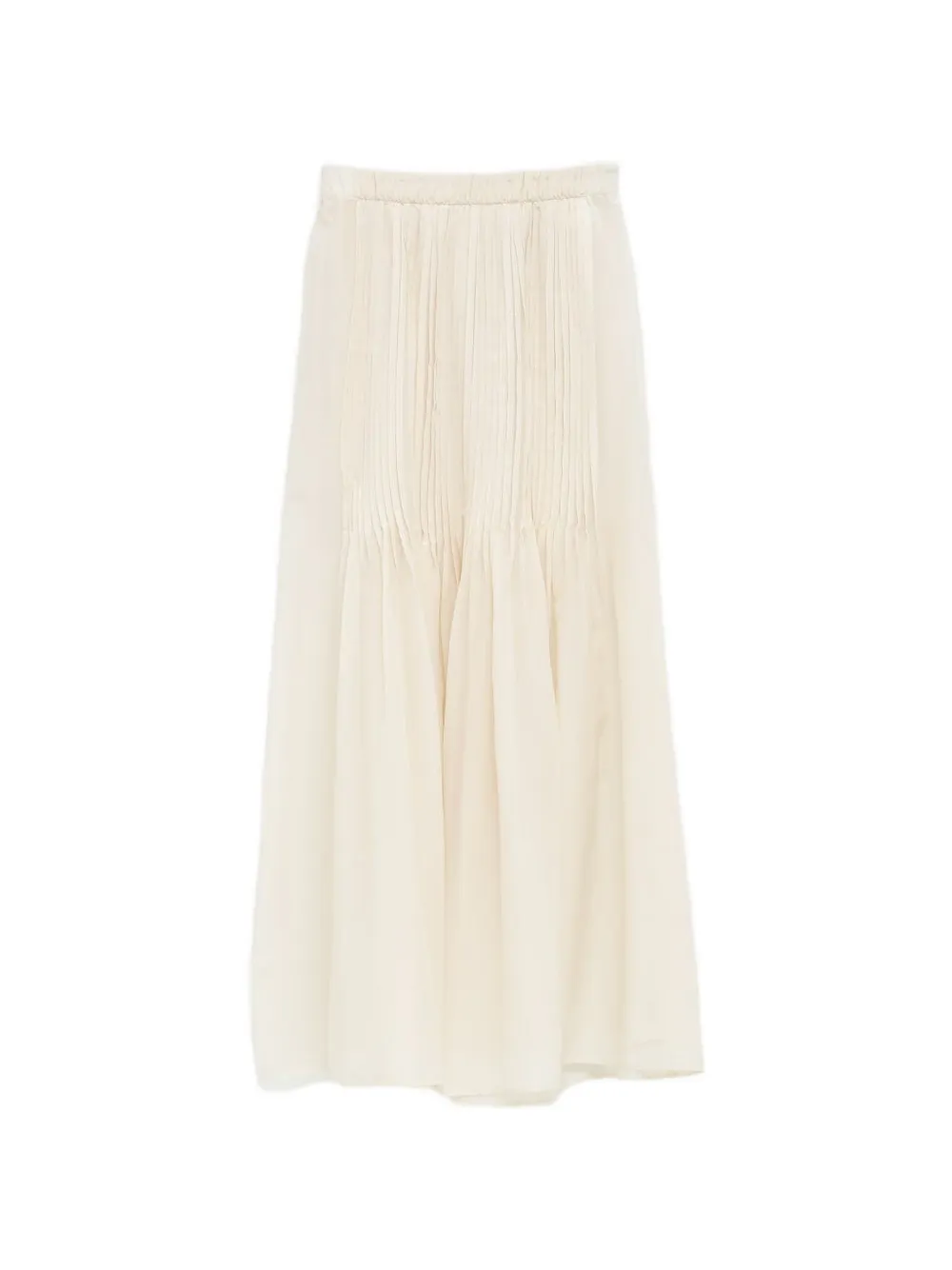Lauren Manoogian pleated midi skirt - Toni neutri