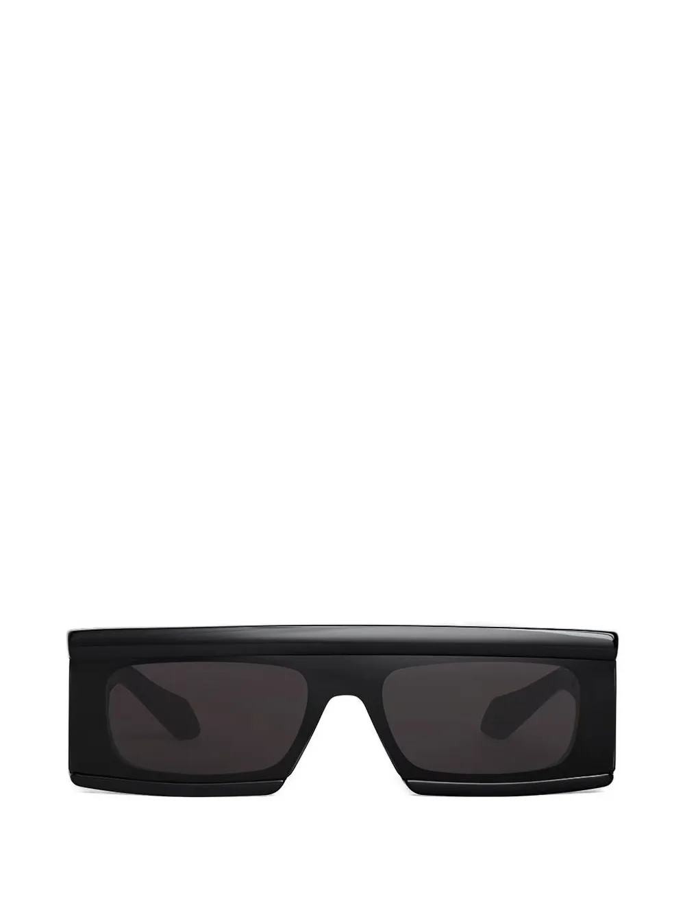 Alaia Eyewear Zonnebril met rechthoekig montuur Zwart