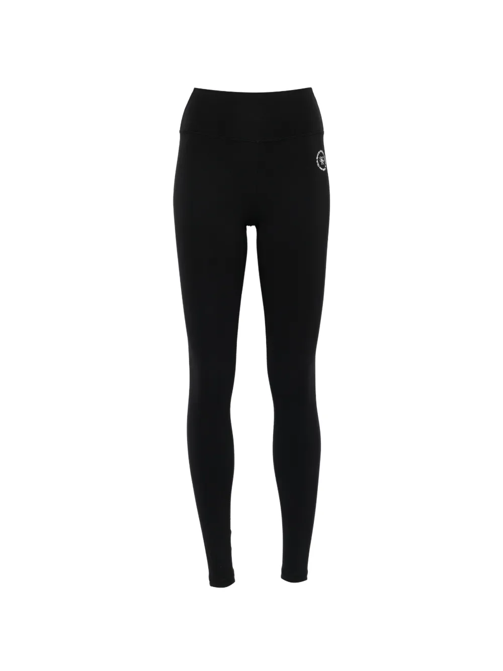 Sporty & Rich SRHWC high-waist logo leggings - Schwarz
