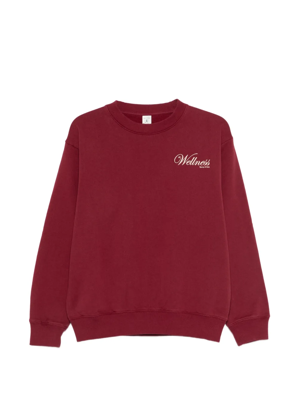 Sporty & Rich Soho logo crew-neck sweatshirt - Rosso