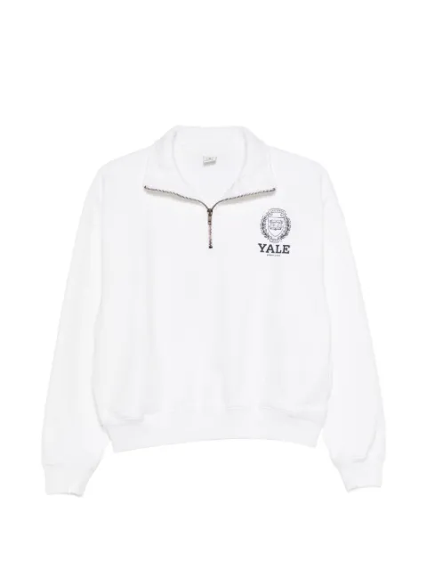 Sporty & Rich Essie zip graphic-print sweatshirt