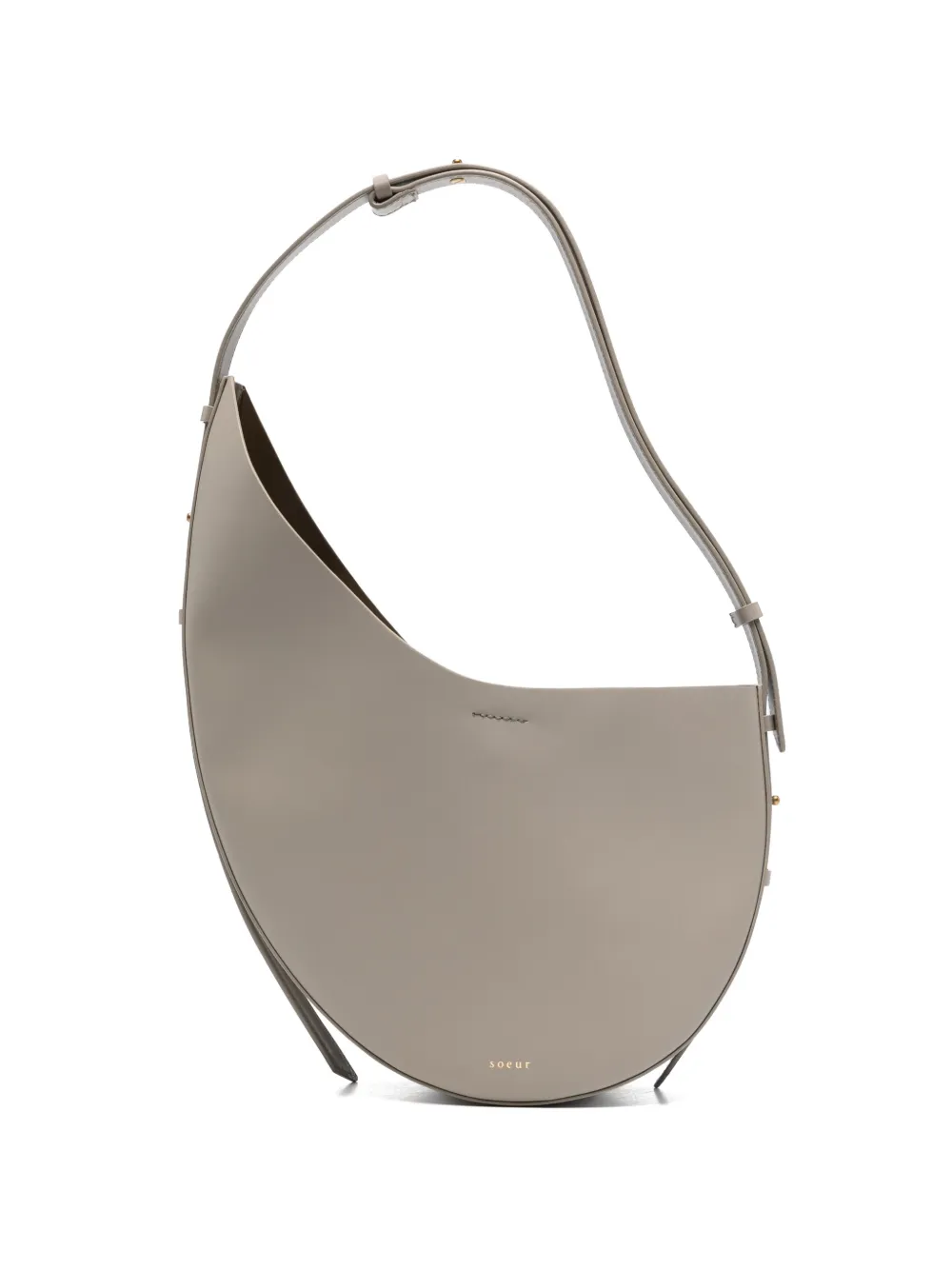 Soeur Winona curved shoulder bag - Grigio